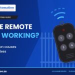 Gate remote not working
